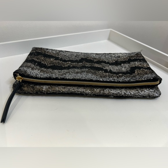 Stella & Dot metallic woven clutch bag - new / ex sample RRP £75 - Picture 5 of 7